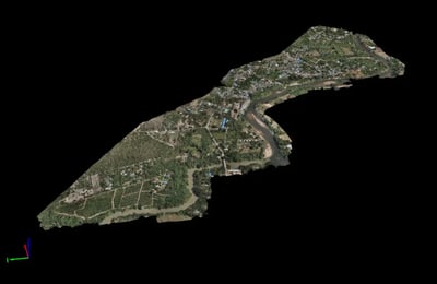 LiDAR data can be used for town planning
