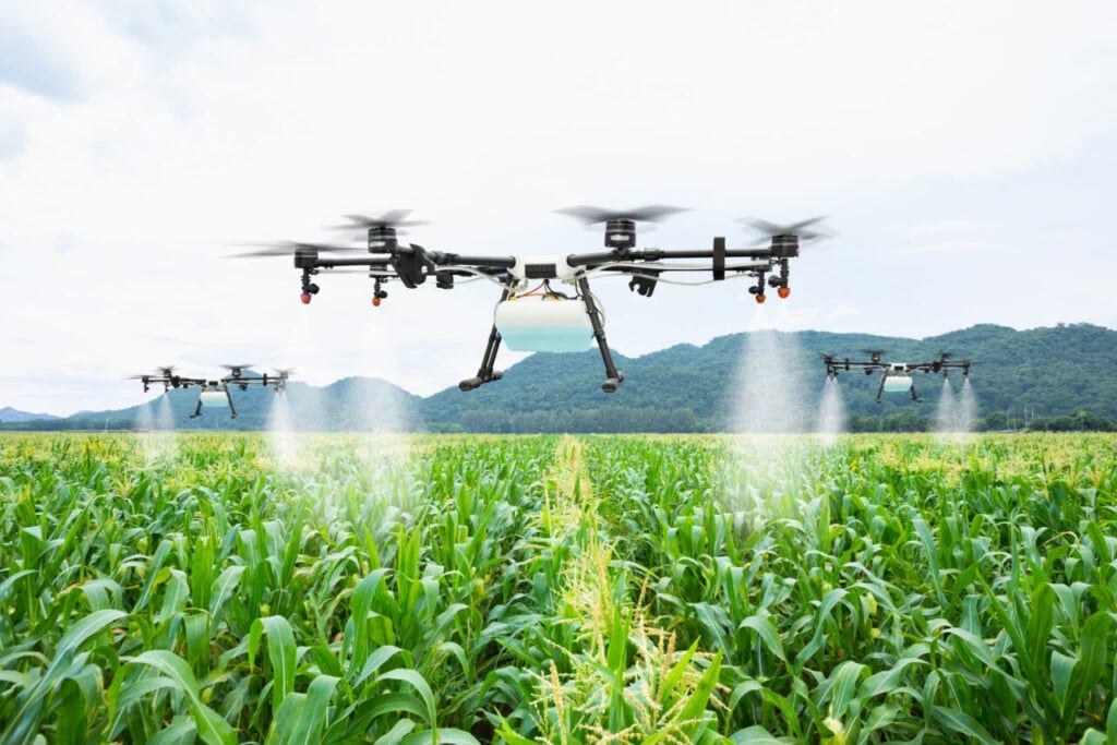 Drones for sustainable agriculture